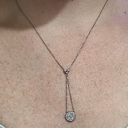 White Gold Forever Linked Diamond Necklace