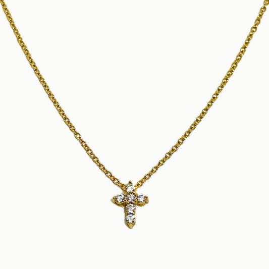The Mini Cross Necklace