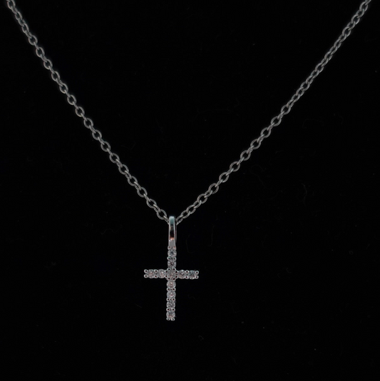 925k Sterling Cross Necklace