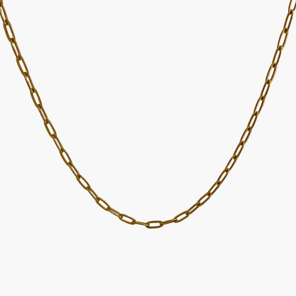 Gold Paperclip Chain